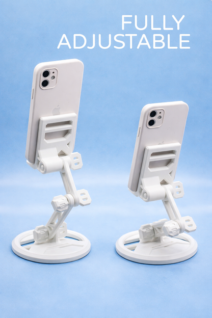 3D Printed Adjustable Height Mobile Stand | Ergonomic Phone Holder | Desk & Bed Use
